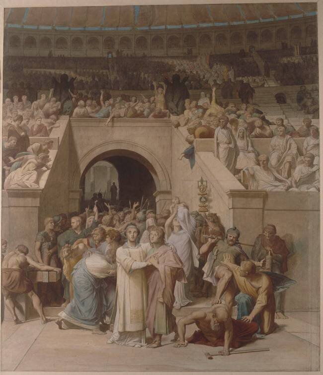 Martyrs conduits au supplice François Léon Benouville