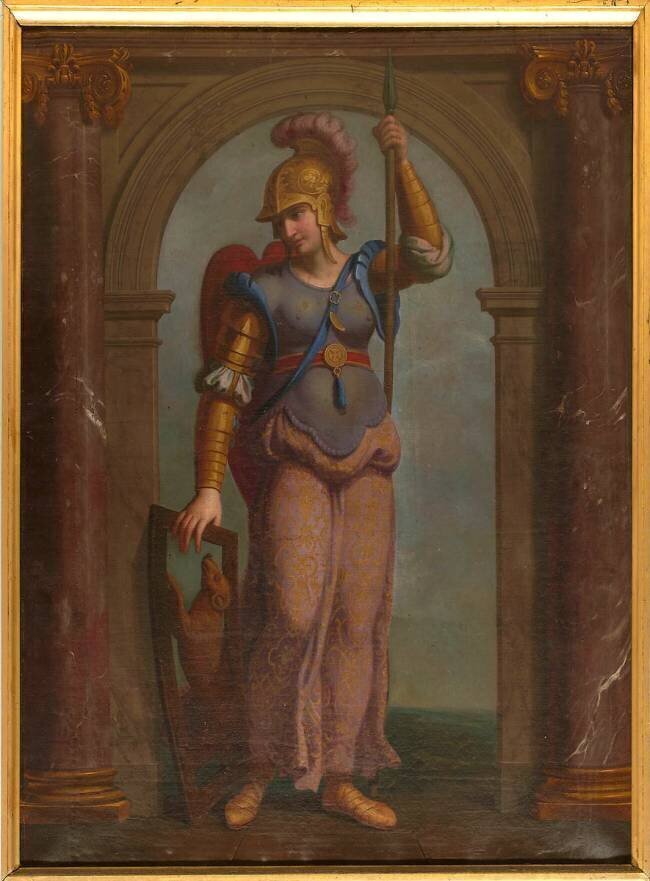 Minerve avec le signe du bélier; Mars François Verdier