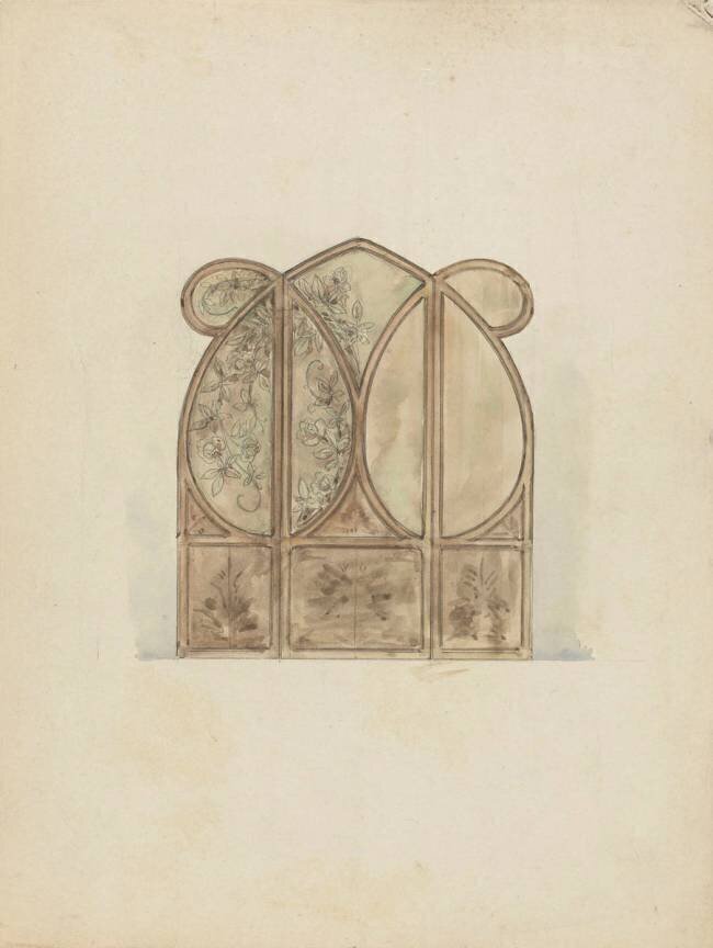 Modèle de paravent Eugène Belville