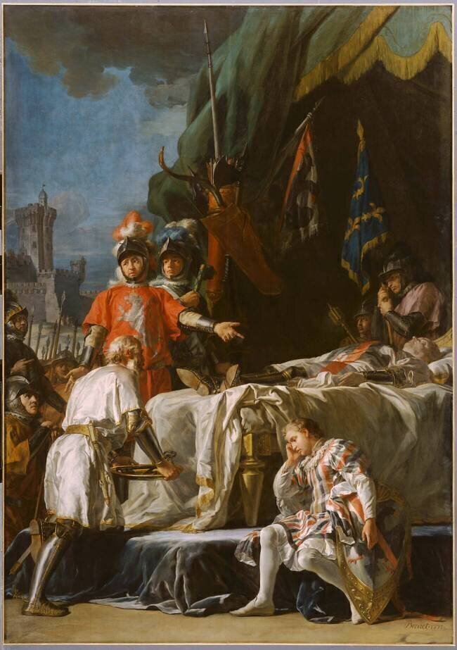 Mort de Du Guesclin devant Chateauneuf-de-Randon, le 13 juillet 1380 Nicolas Guy Brenet
