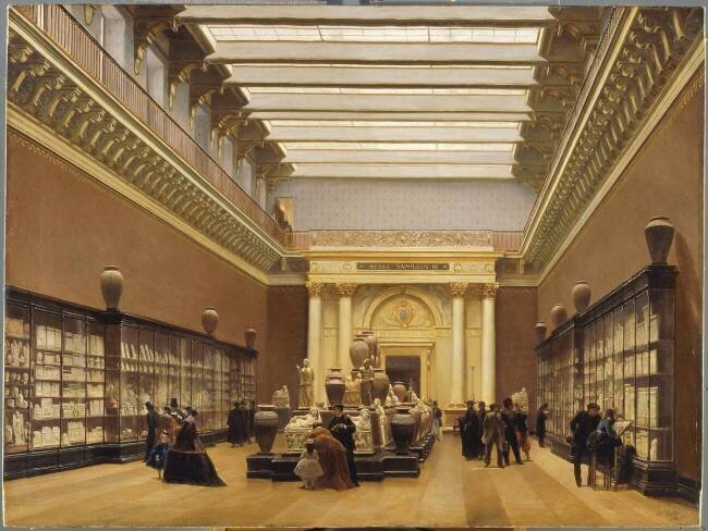 Musée Napoléon III, salle des terres cuites au Louvre, Salon de 1866 Sébastien Charles Giraud