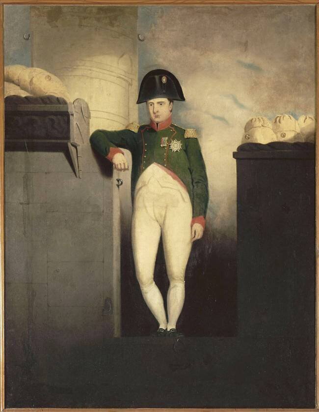 Napoléon Ier à bord du Bellérophon Charles Lock Eastlake (d'après)