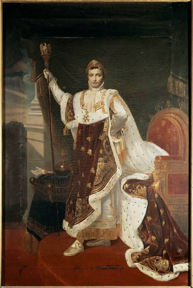 Napoléon Ier, empereur des Français (1769-1821), en tenue de sacre Alexandre Isidore Dufay (d'après)