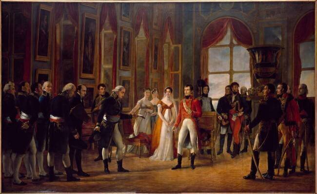 Napoléon Ier reçoit à Saint-Cloud le Senatus-Consulte Georges Rouget