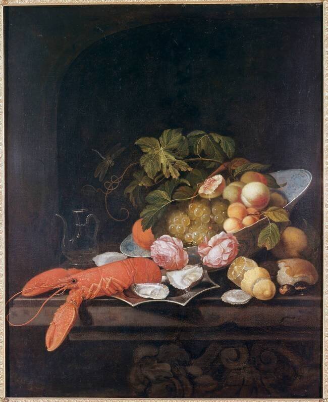 Nature morte au homard Johannes Borman