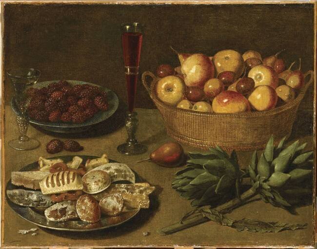 Nature morte aux fruits et aux artichauts anonymous