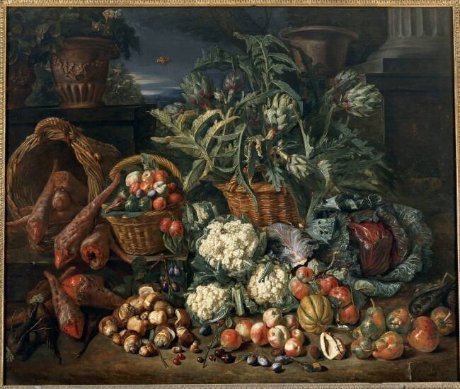Nature-morte : légumes et fruits Pieter Snyers