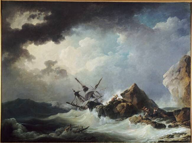 Naufrage Philippe-Jacques de Loutherbourg