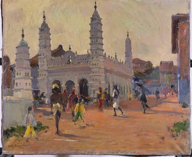 Paysage de Calcutta Louis Dumoulin