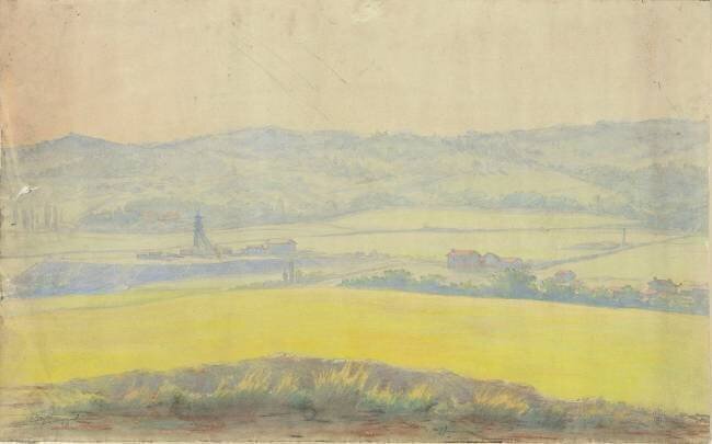Paysage du Clos-Marquet (Saint-Chamond, Loire) François Garas