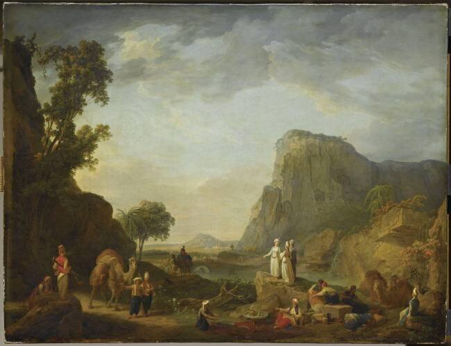 Paysage oriental Jean-Baptiste Hilaire