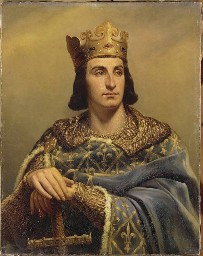 Philippe II dit Philippe-Auguste, roi de France (1165-1223) Louis-Felix Amiel