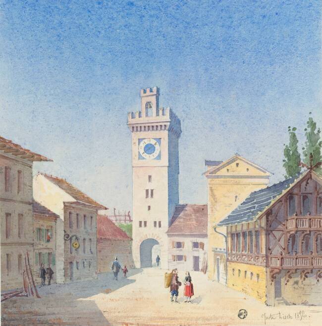 Porte monumentale à Bâle Juste Lisch