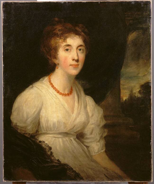 Portrait de femme dit autrefois la comtesse d'Oxford John Hoppner