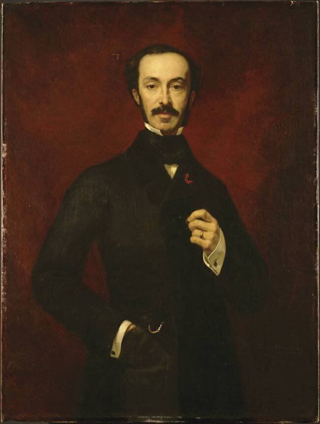 Portrait de Frédéric Villot (1809-1875) Henryk Rodakowski