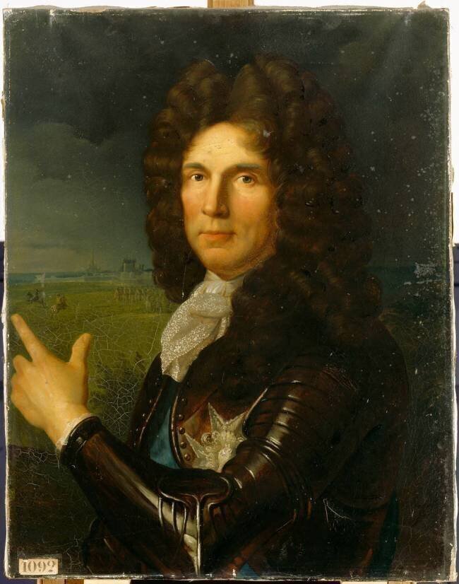Portrait de Jacques Bazin, comte de Bezons, maréchal de France en 1709 (1646-1733) Jean Guillaume Antoine Luthereau