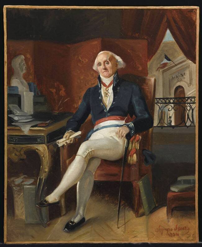 Portrait de Jean-Joseph Rousseau, maire du 3e arrondissement de Paris (1748-1837) Olympe Spiers