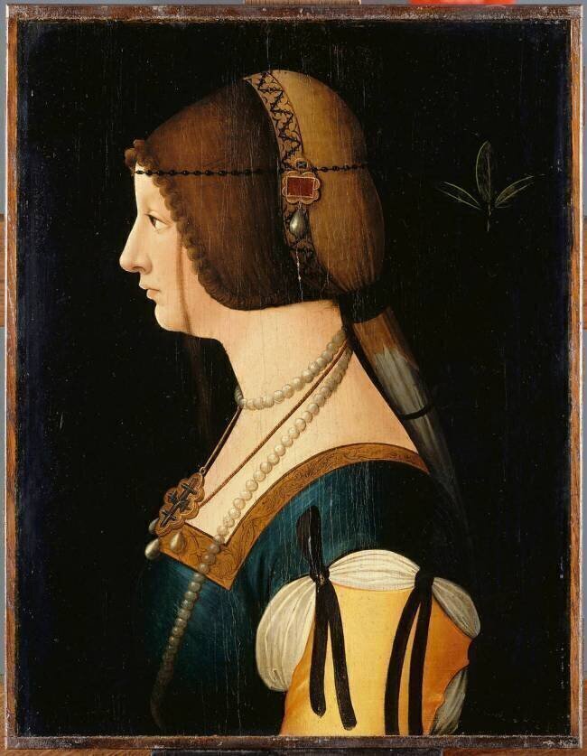 Portrait de jeune Femme dite Bianca Maria Sforza Bernardino dei Conti