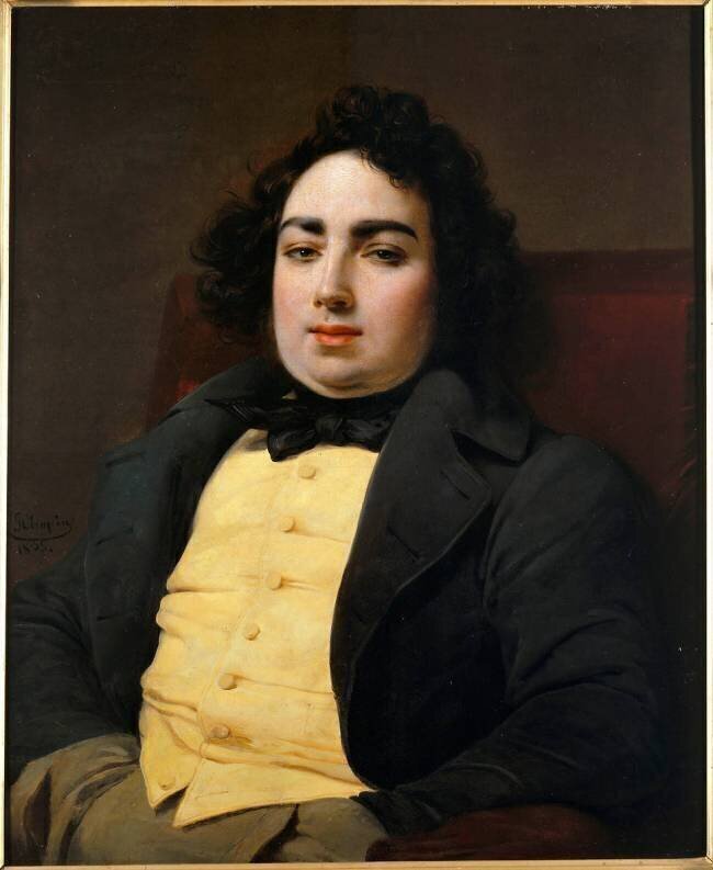 Portrait de Jules Janin (1804-1874) Henri-Frederic Schopin