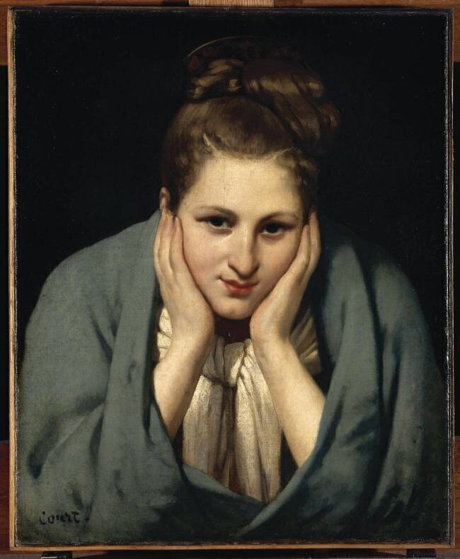 Portrait de la femme de l'artiste Joseph-Désiré Court