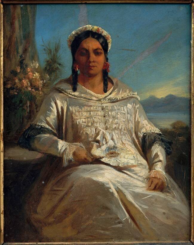 Portrait de la reine Pomaré Sébastien Charles Giraud
