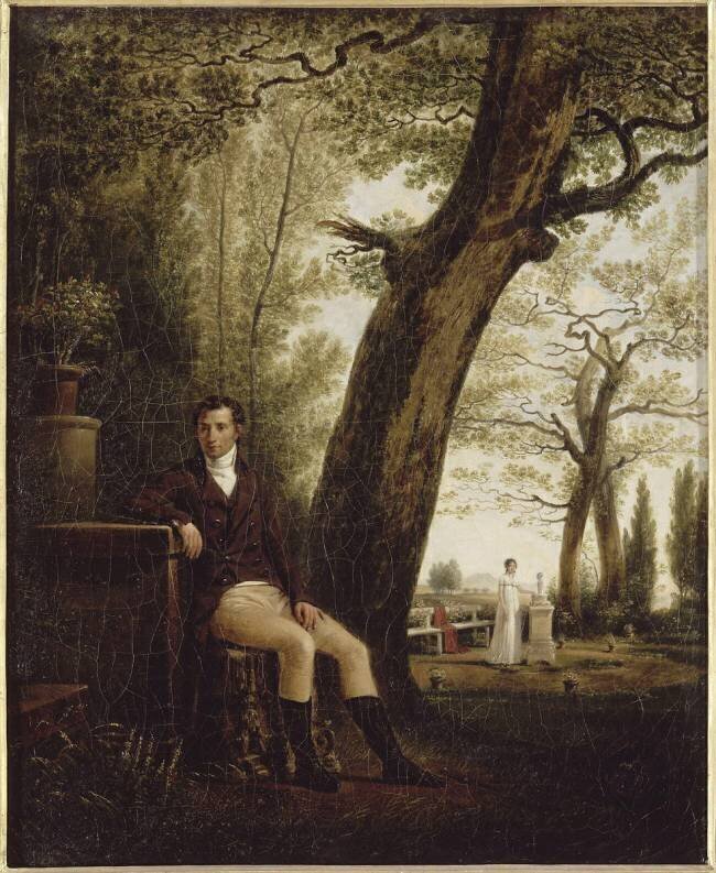 Portrait de Lucien Bonaparte (1775-1840) à Plessis-Chamant Jacques Sablet