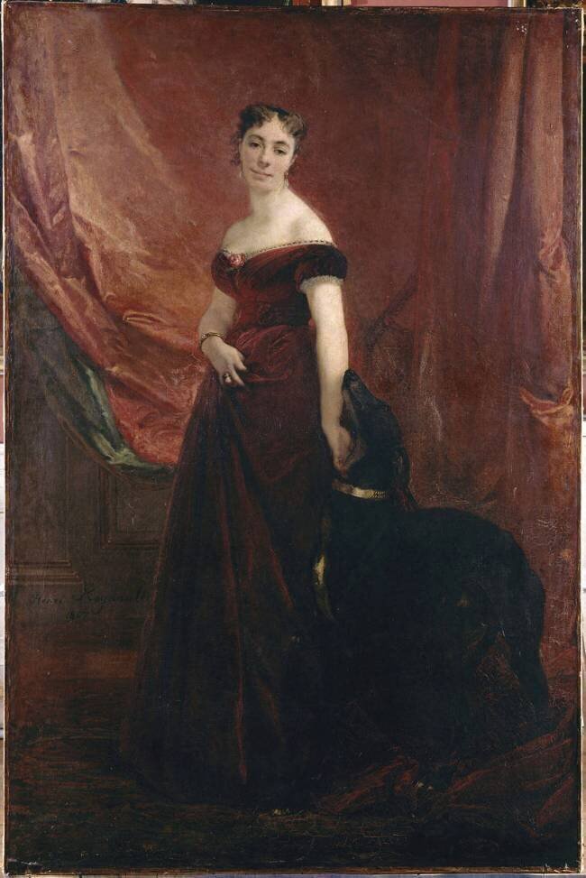 Portrait de madame Fouques-Duparc Henri Regnault