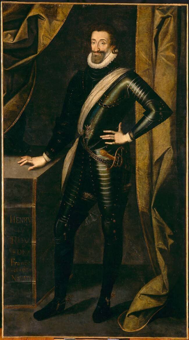 Portrait d'Henri IV en pied et en armure anonymous