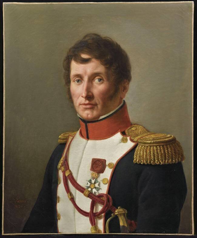 Portrait d'un commandant du 11e régiment d'infanterie de ligne Benoît Pêcheux