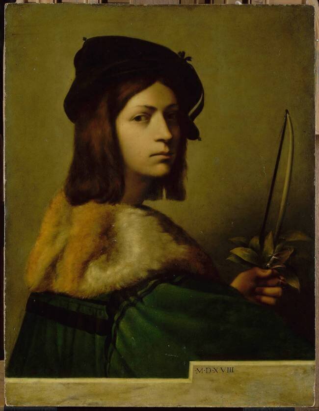 Portrait d'un violoniste ? Sebastiano del Piombo (d'après)