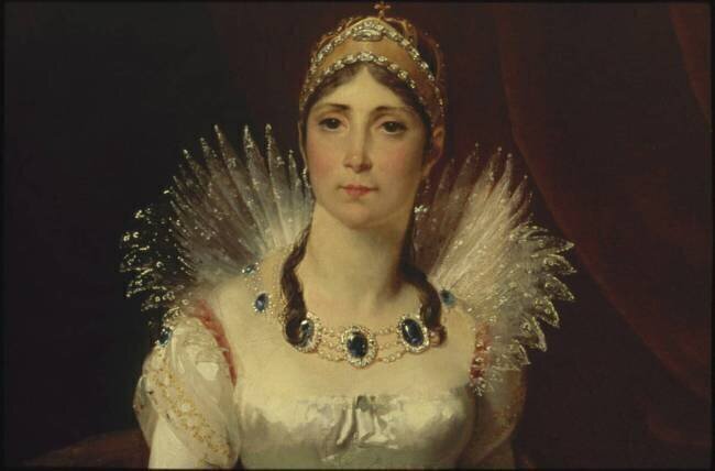 Portrait en pied de l'impératrice Joséphine (détail) Henri-François Riesener