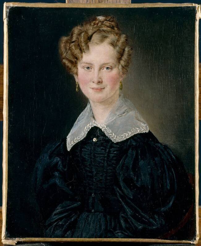 Portrait présumé de Marie-Elise Storm Christian Albrecht Jensen