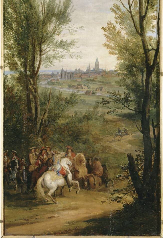 Prise de Courtrai par louis XIV, 19 juillet 1667 Adam Frans van der Meulen