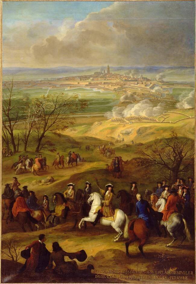 Prise de Mons par Louis XIV le 9 avril 1691 Sauveur Le Conte
