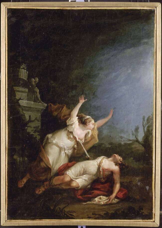 Pyrame et Thisbé Sébastien Leclerc l'Ancien