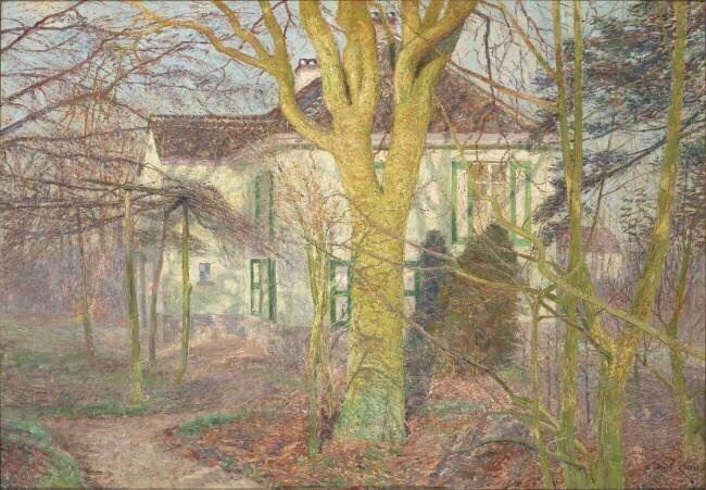 "Rayon de soleil" ou" Zonneschijn", maison de l'artiste à Astène Emile Claus
