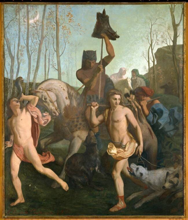 Retour de chasse Pierre Puvis de Chavannes