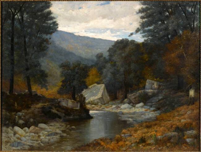 Rivière de Cristinacce en octobre Alfred de La Rocca