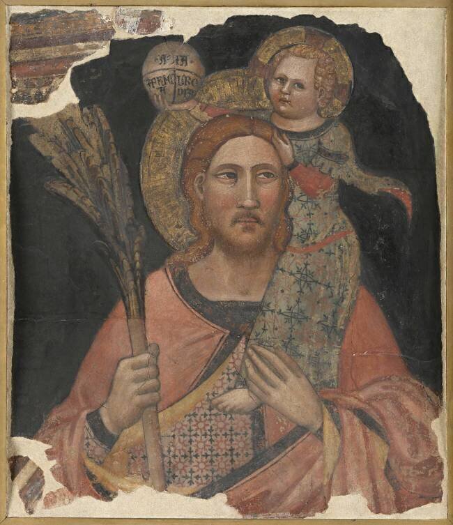 Saint Christophe et l'Enfant Jésus Tommaso del Mazza