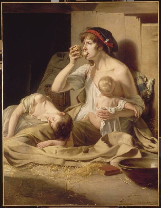 Scène de Misère (abbé Delile "la Pitié", chant I) Henri-Pierre Danloux