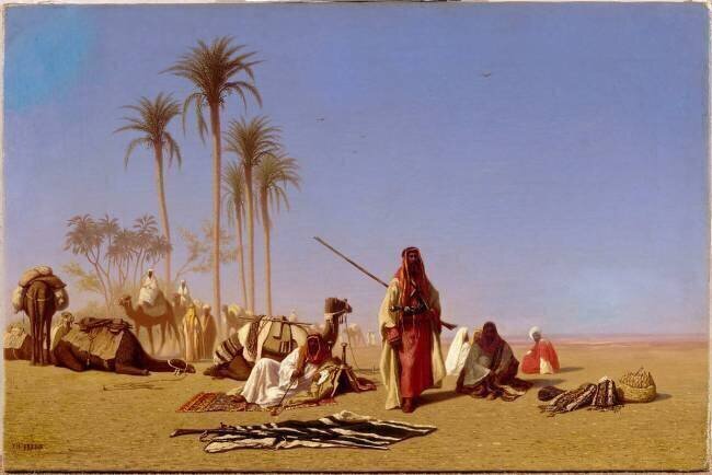 Sous les palmiers Charles-Théodore Frère