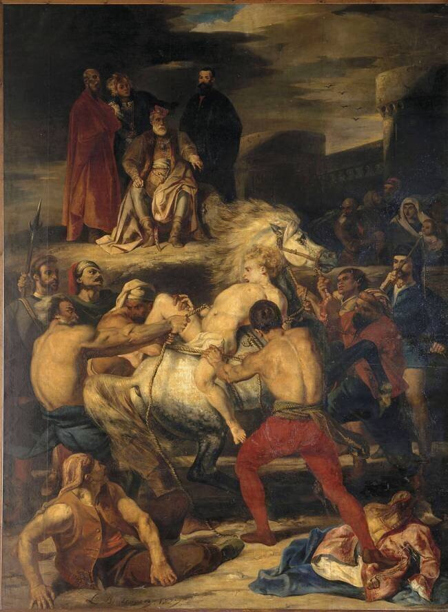 Supplice de Mazeppa Louis Boulanger