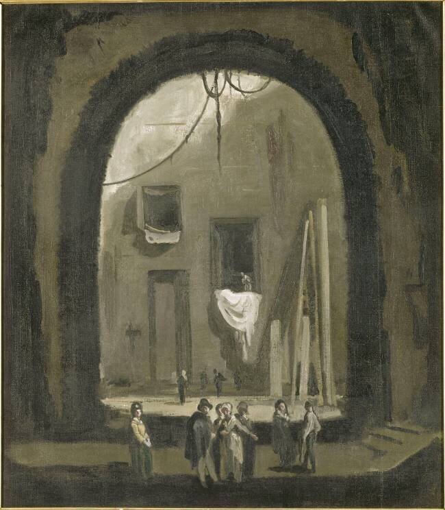 "the Slum" ou les bas-fonds James Ferrier Pryde