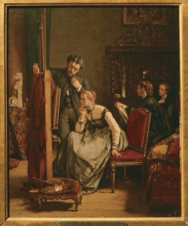 Un atelier Victor-Joseph Chavet