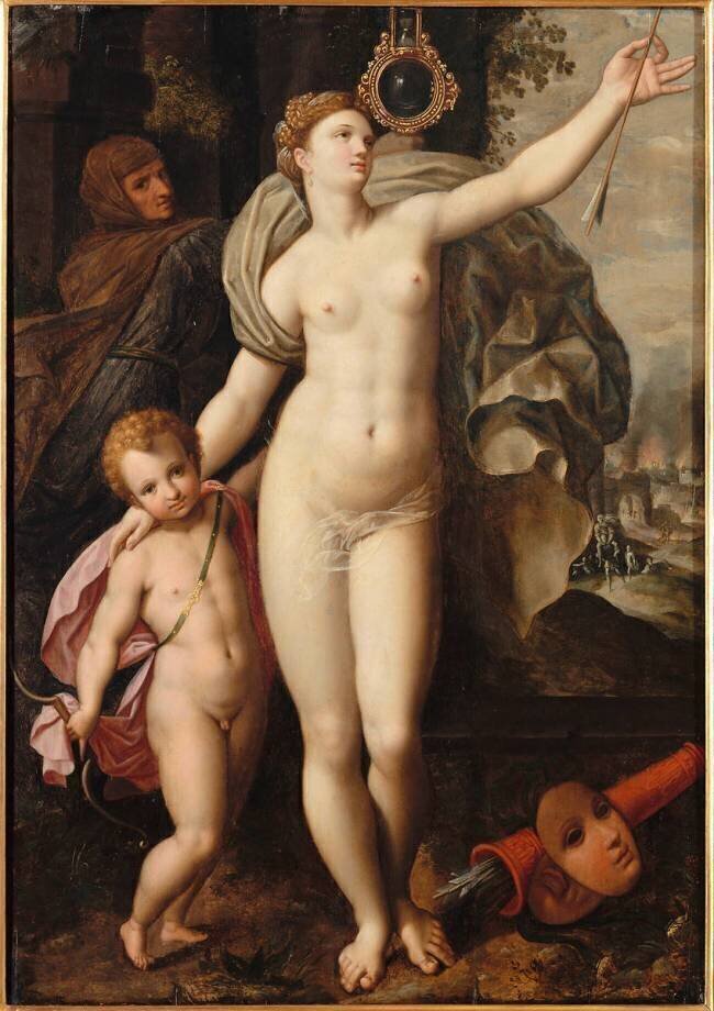 Vénus et l'Amour Jacob de Backer