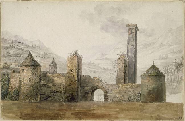 Vieilles murailles Henri Joseph van Blarenberghe