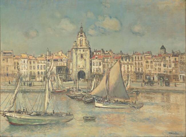 Vue de la Rochelle Jean-François Raffaelli