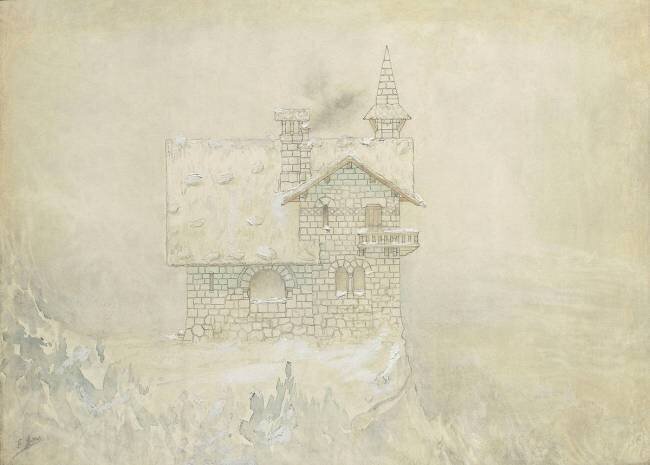Vue de Ma petite maison : côté sud François Garas