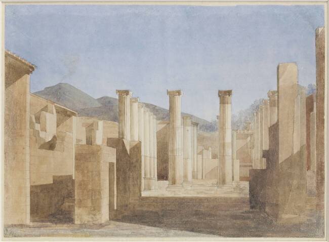 Vue de Pompeï Arthur-Stanislas Diet
