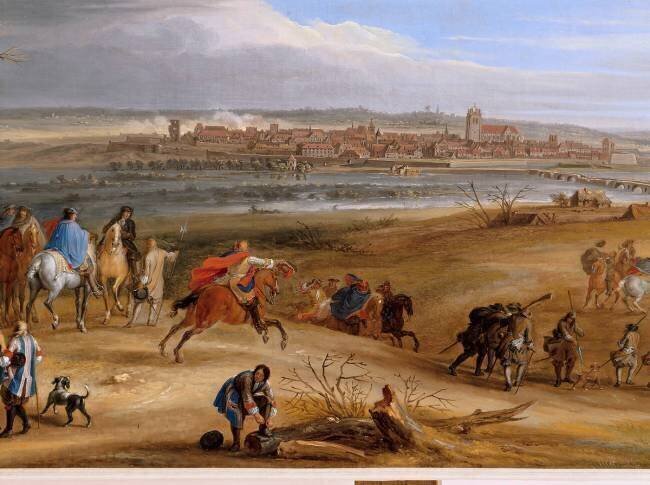 Vue du siège de Dôle le 14 février 1668 Adam Frans van der Meulen